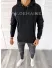 Hanorac barbati slim fit negru cu bretele 2649 P19-2.2